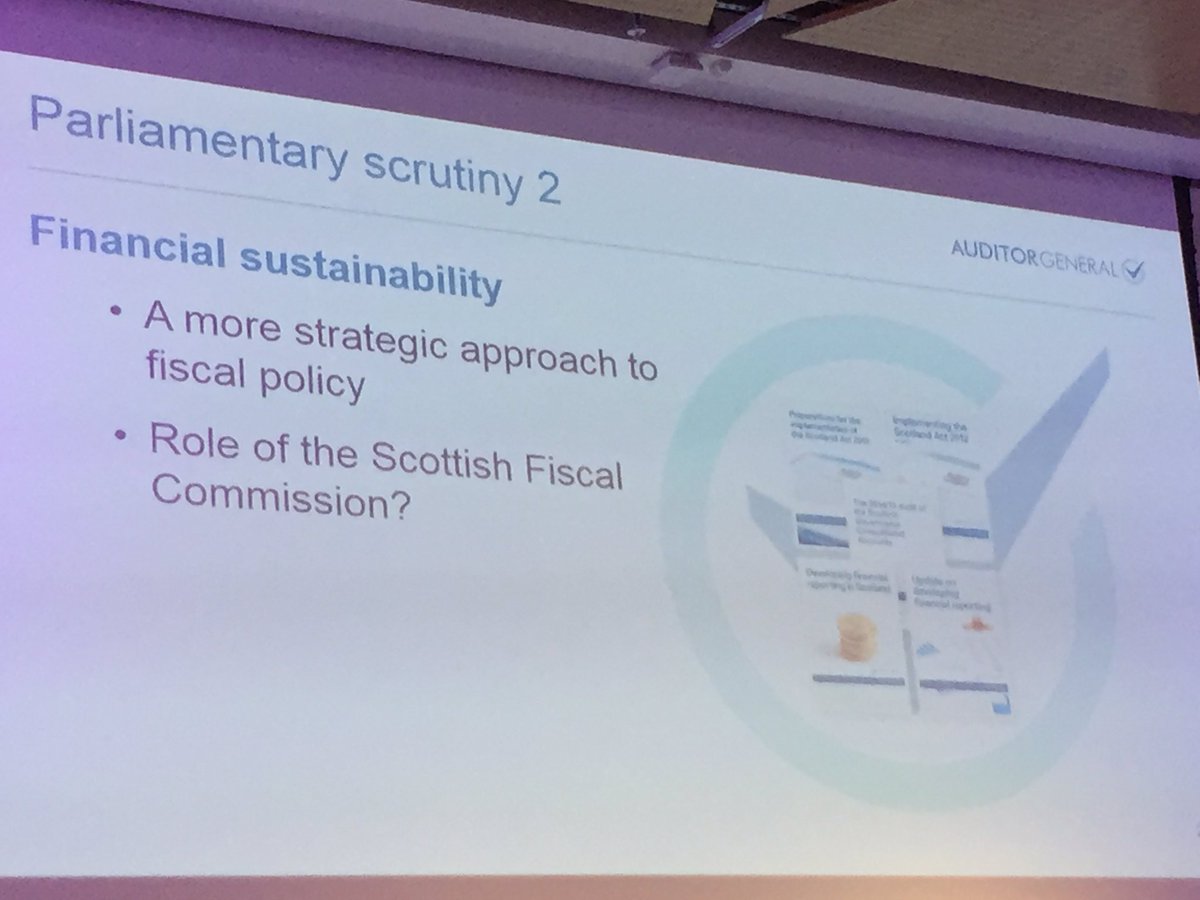 EdGarethPoole's tweet photo. Excellent suggestions by @AuditorGenScot for parl. scrutiny of tax devolution. Very much applicable for Wales #MSM26 https://t.co/irllYzFSMo