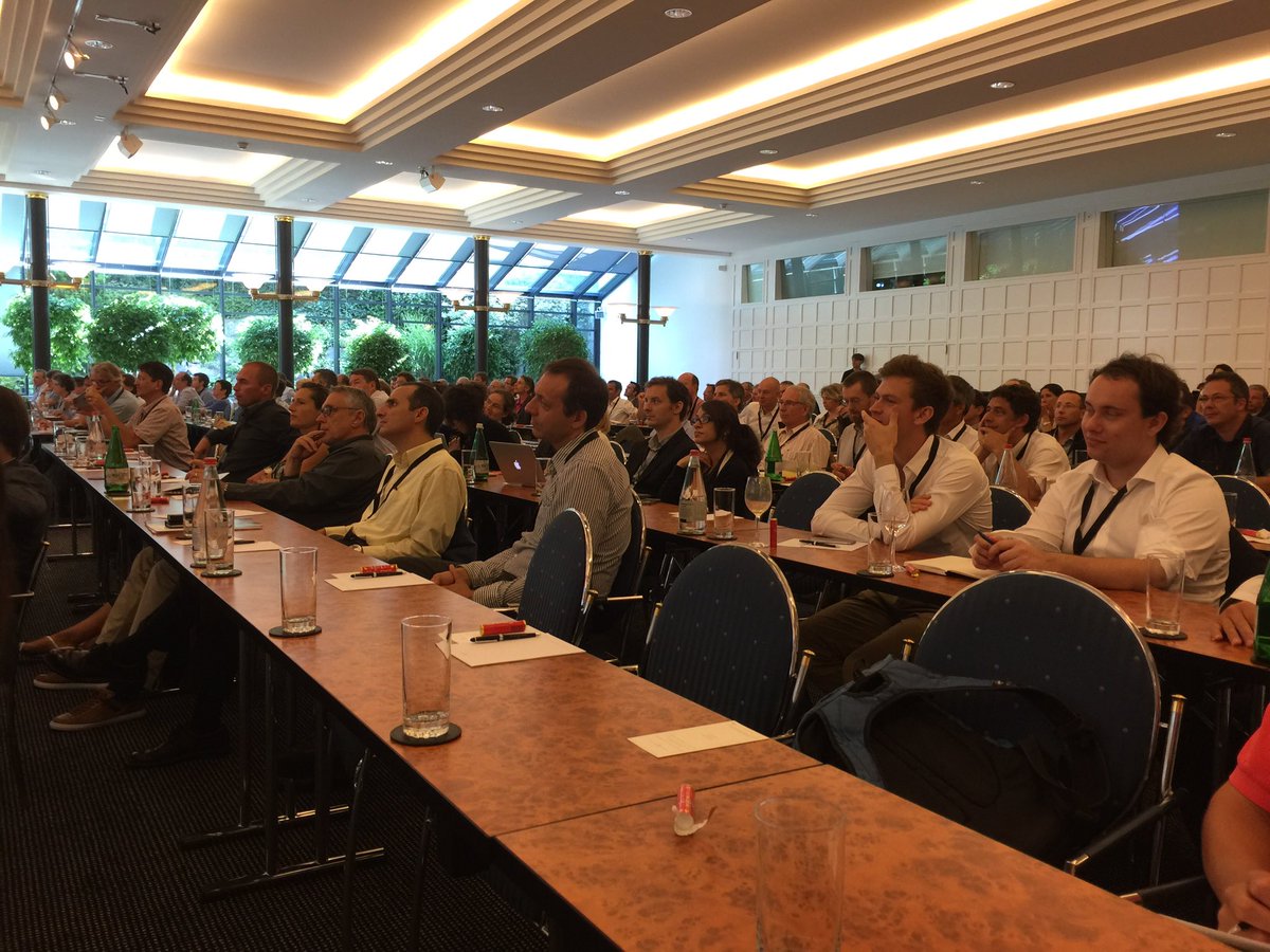 trekkinglemon's tweet photo. The audience listens during Pres. Aebischer's talk at the #JSP2016 @EPFL_en https://t.co/Y7GIo69RoO