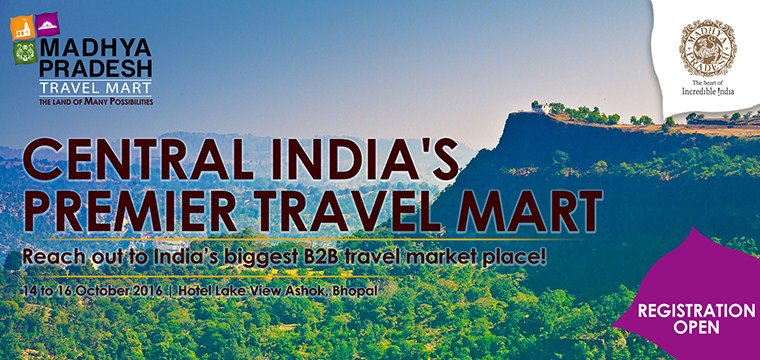ShowGrow's tweet image. Madhya Pradesh Travel Mart, Bhopal, 14-16 October, 2016. #MPTourism #tourism #MadhyaPradeshTourism