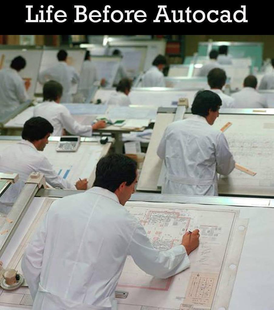 Catalogo_ARQ's tweet photo. Arquitectos antes del Autocad.
+ #HumorArquitectura en https://t.co/vvhvB4mk2C #humor https://t.co/vtmyWLQCCf