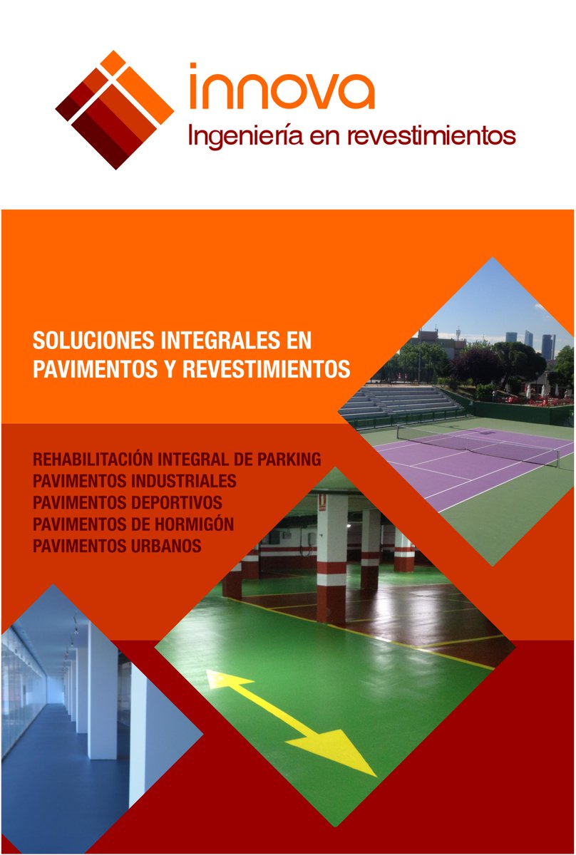 InnovaRevest's tweet image. Especialistas en #rehabilitación #parking, #revestimientos deportivos, urbanos e industriales #Madrid #Castellón