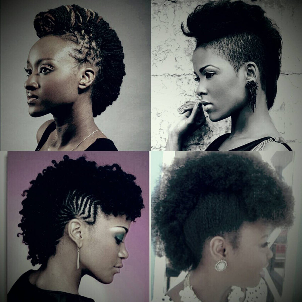 LewaMane's tweet photo. Whether you want to cut your hair or not and still want to look super edgy, the mohawk is definitely for the books! https://t.co/JWz8bFocd6