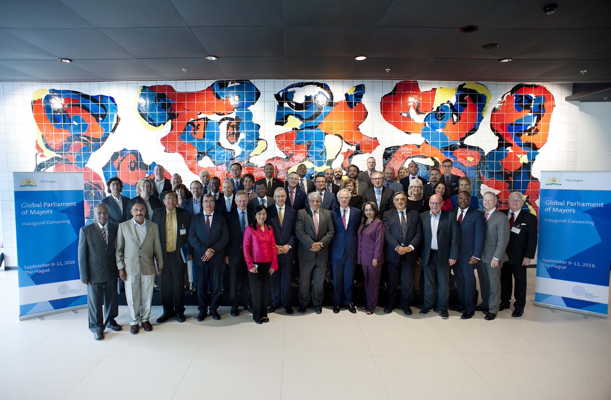 Cities_Today's tweet photo. The first Global Parliament of Mayors convenes in The Hague https://t.co/WzJwvwDs6l @GPMProject #GPM2016 https://t.co/phoaPpnxnJ