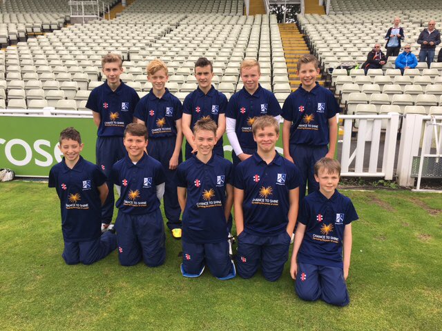 U13 boys getting ready for the final @edgbaston in <a href="/Chance2Shine/">Chance to Shine</a> national finals!