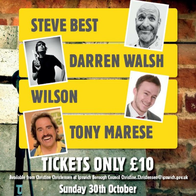 IpswichGov's tweet photo. Big Cheese Comedy presents a charity comedy night on 30 Oct in aid of the Mayor's charities: https://t.co/Ym7FgDLqjW https://t.co/1YhxUdT7dQ