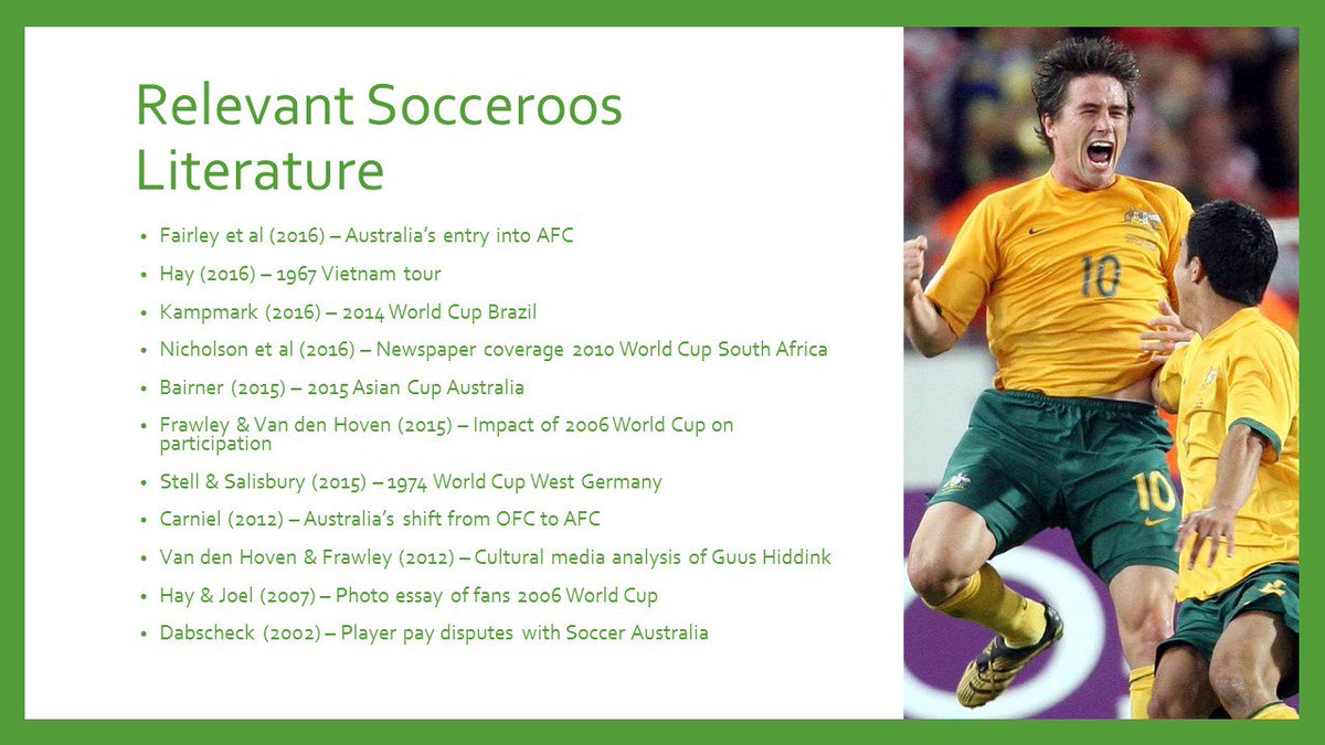 official_lesdog's tweet photo. Here Come the Socceroos: Australia and the FIFA World Cup #bssh2016 https://t.co/gYCh6RYp7Q