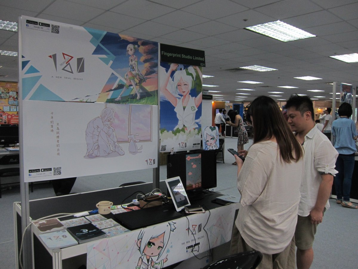 Fingerprint_S's tweet photo. So happy we participated in #DigitalTaipei 2016 last week! @Triangle180_HK #indiegame #indiedev #taipei #hk https://t.co/0FwS6R8rcK