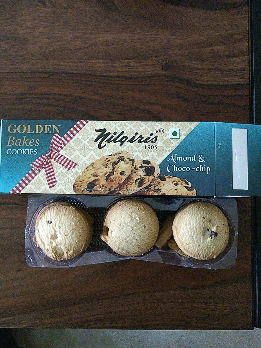 justhrishi's tweet photo. CAUTION: @1905Nilgiris Choco Chips missing from your Golden Bake Cookies #scam #MisleadingLabel @ascionline https://t.co/muH8z2bOCE