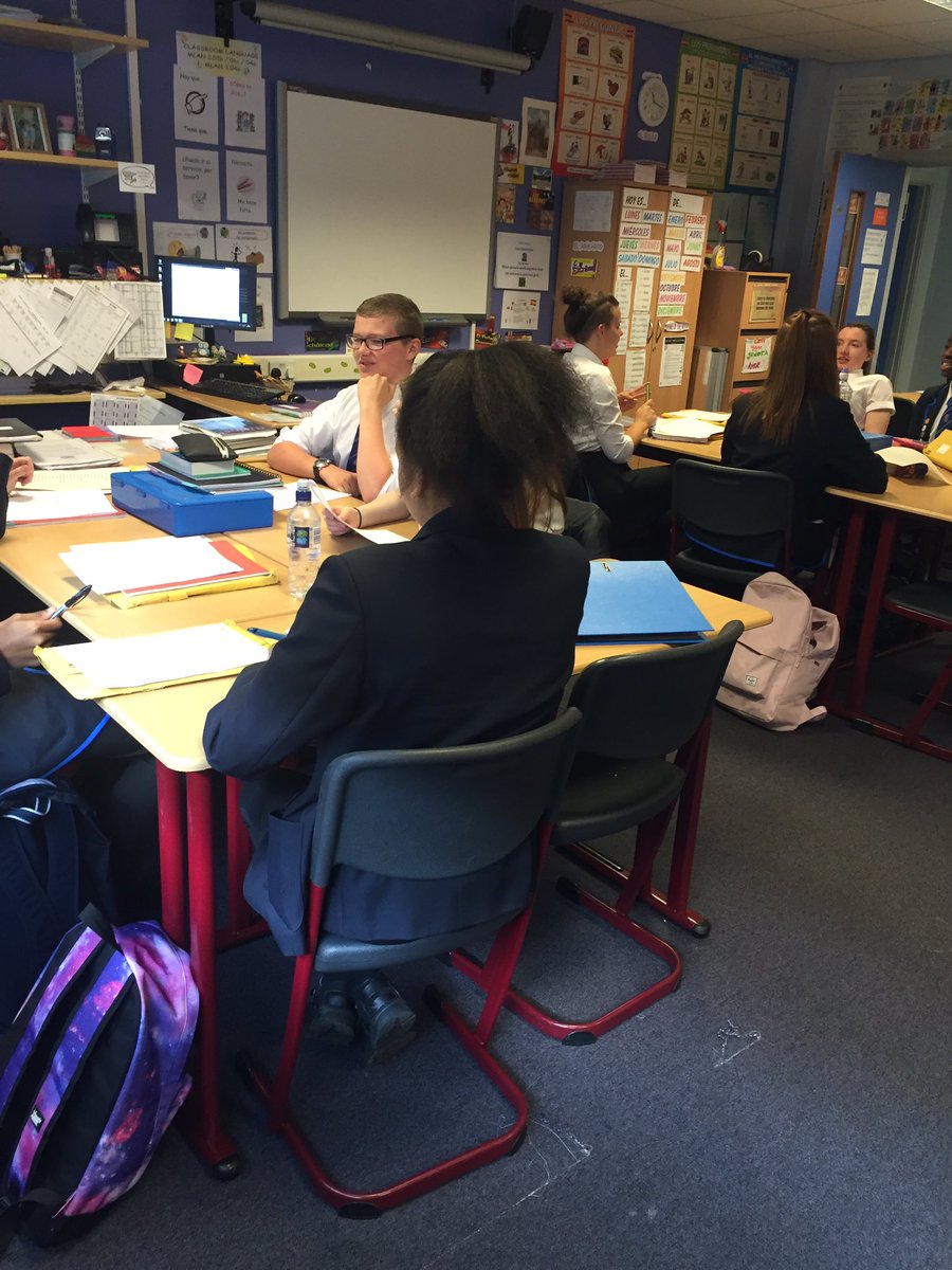 StAndrewsML's tweet photo. No stopping us today Mrs love's higher class conjugating verbs no less #whylanguagesmatter #superlingosuperstars https://t.co/sfKgiKWBzm