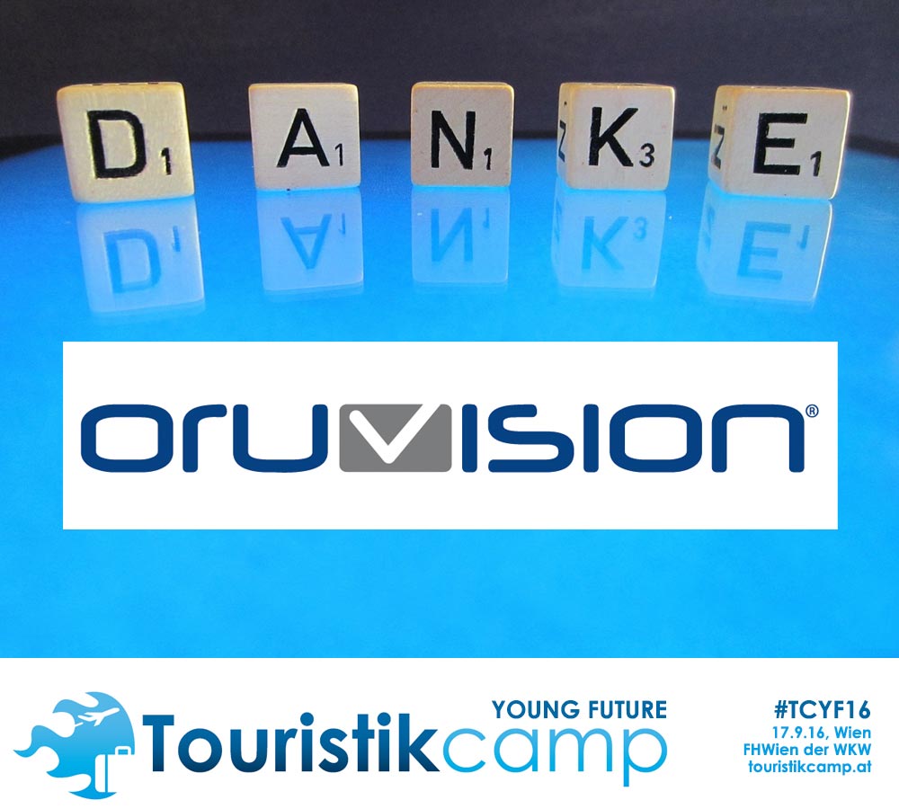 Bis zum #TCYF16 stellen wir euch täglich <a href="/Touristikcamp/">Touristikcamp</a> Sponsoren vor – heute geht unser #Dankeschön an Oruvision!