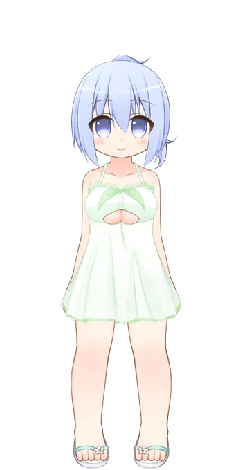  こんな感じで作ってあるので他の服装でも使えたり……。 