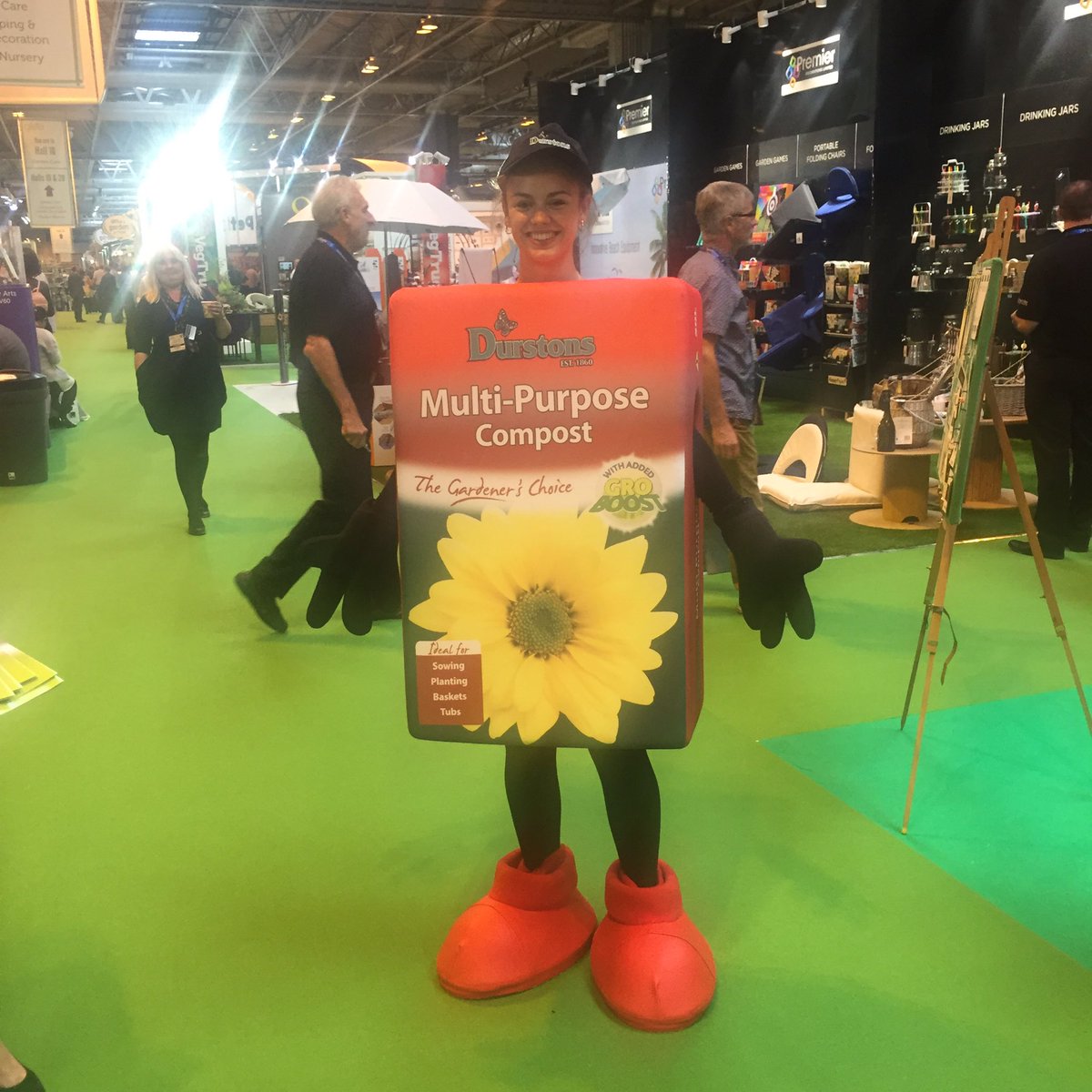 Glee_Birmingham's tweet image. Watch out for the walking multi-purpose compost by Durstons! 😄 #Glee16