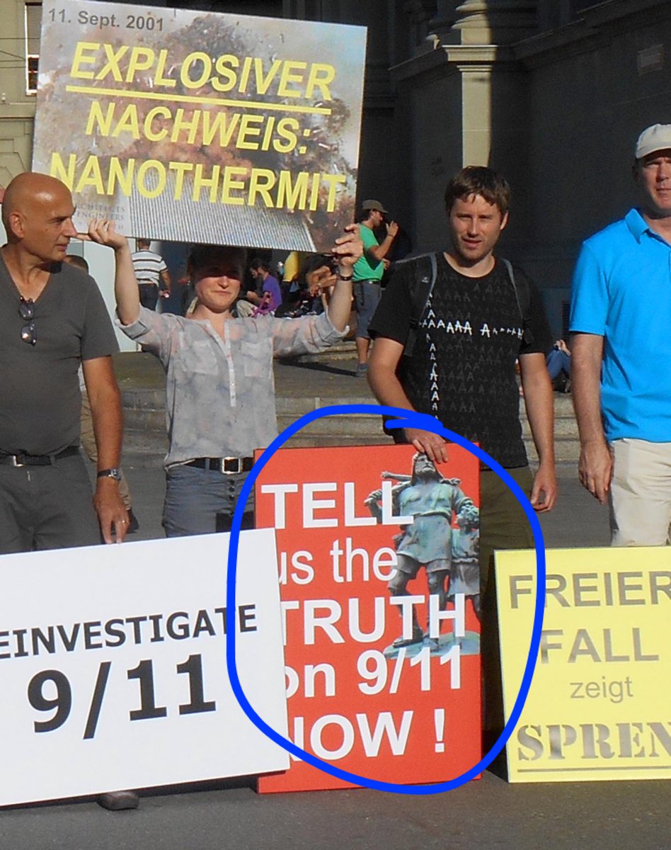 timrue's tweet image. Die Westboro Truther Church bringt ein Wortspiel im freien Fall. Der Facepalm bringt Stahlträger zum Einstürzen.