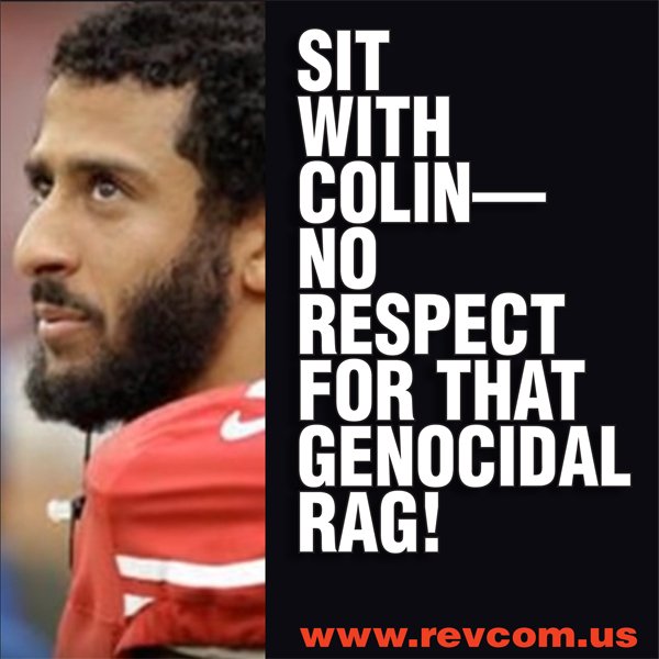 joey4revolution's tweet photo. Top 10 Reasons to Sit Down for the Nasty-full Anthem #sitwithcolin @Carl_Dix @Kaepernick7 https://t.co/pap5iQNpAg https://t.co/4E6dXgNnk5
