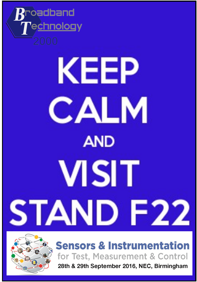 BT2000_News's tweet photo. Visit us at @SensorsShow on the 28th & 29th September. We are at Stand F22. #SENSORS #StandF22 https://t.co/8VuyOkYbxR