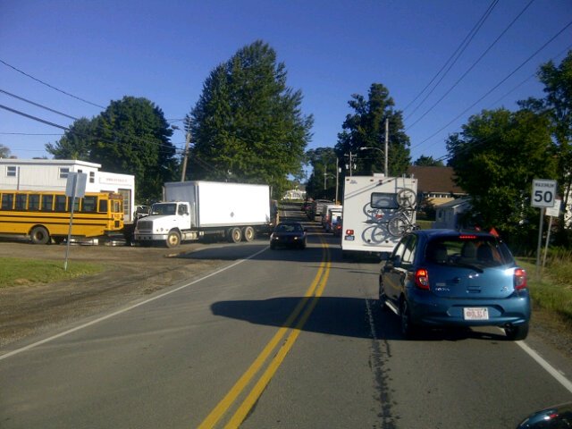 Construction has begun on Main Street in Canning; leave extra time to get through the Village.