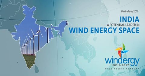 WindergyIndia's tweet photo. Wind energy has been the fastest growing renewable energy sector in India.
#Windergy2017 #Wind4All #RenewableEnergy https://t.co/19MRTf8iKY