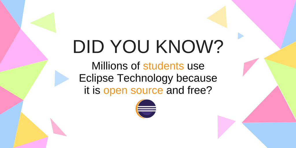 EclipseFdn's tweet photo. Support the future of students and open source by donating today https://t.co/oLswfJOdMv https://t.co/r2FvT7PuIZ