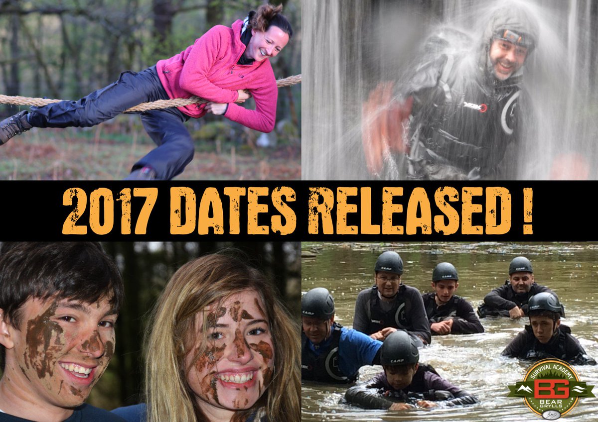 2017 dates have been released for our UK Adult and Family courses! bit.ly/1DJt6cD