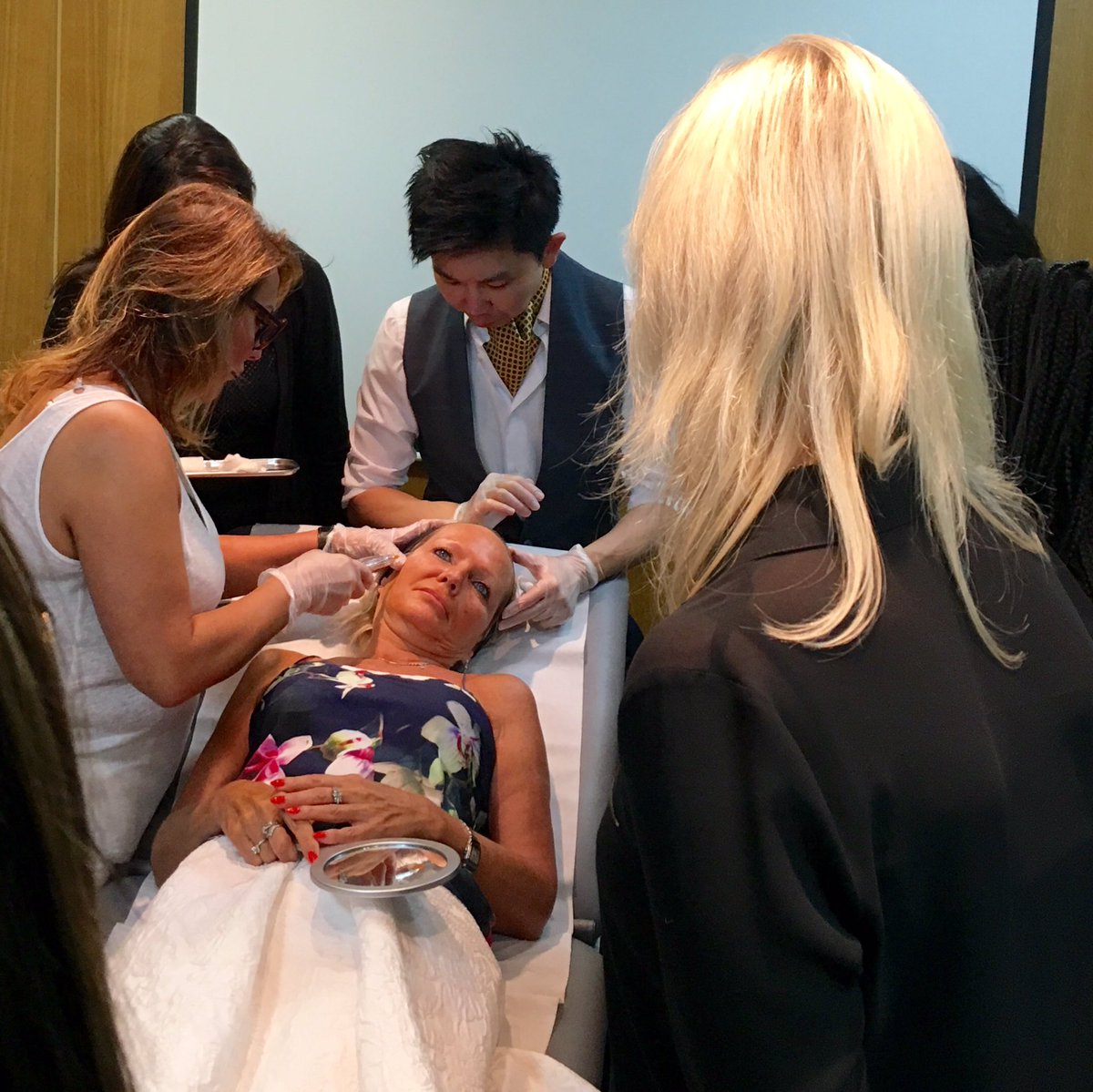 Another great workshop. Today it's London. My '7-3' technique for the Temple with RHA. <a href="/TeoxaneUK/">Teoxane UK</a> #teosyal
