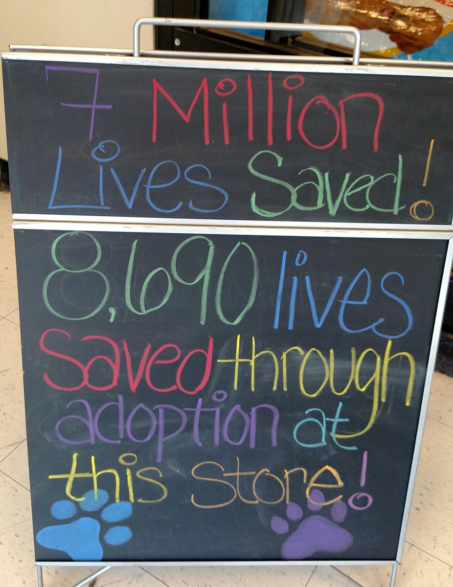 pkogrady3's tweet photo. 7 million lives saved
@JohnPridemore12  @PetSmartChariTs https://t.co/PclLHIvhBe