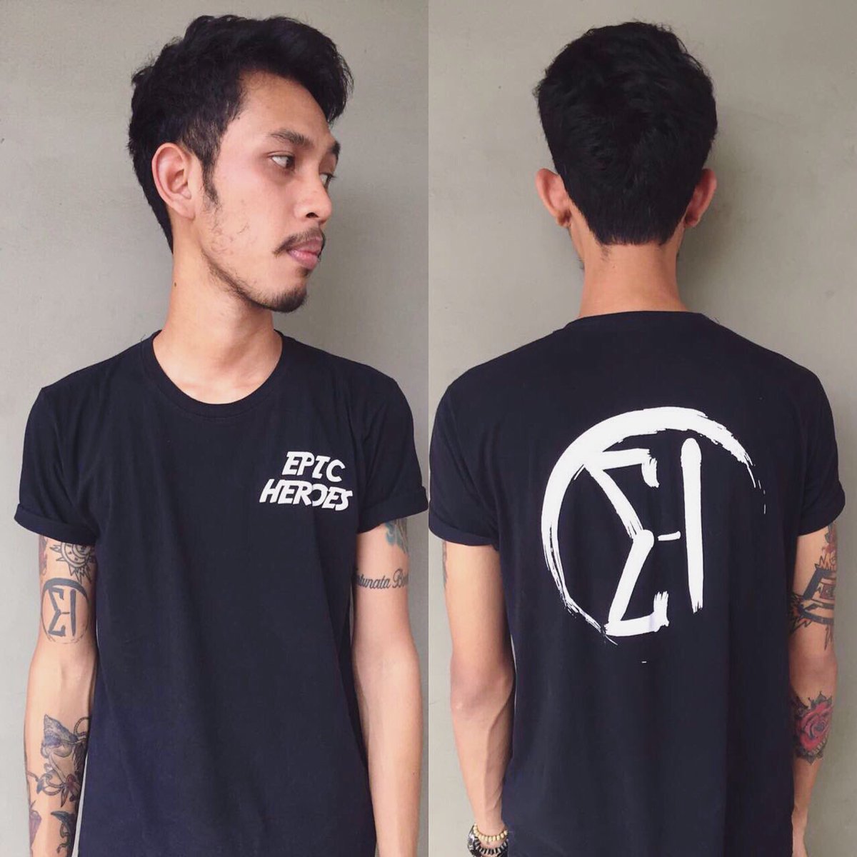 Oia kami juga punya merchandise loh yg harganya 135rb,  ada promo juga kalo beli merch + cd itu jd 150 rb aja🤘🏿