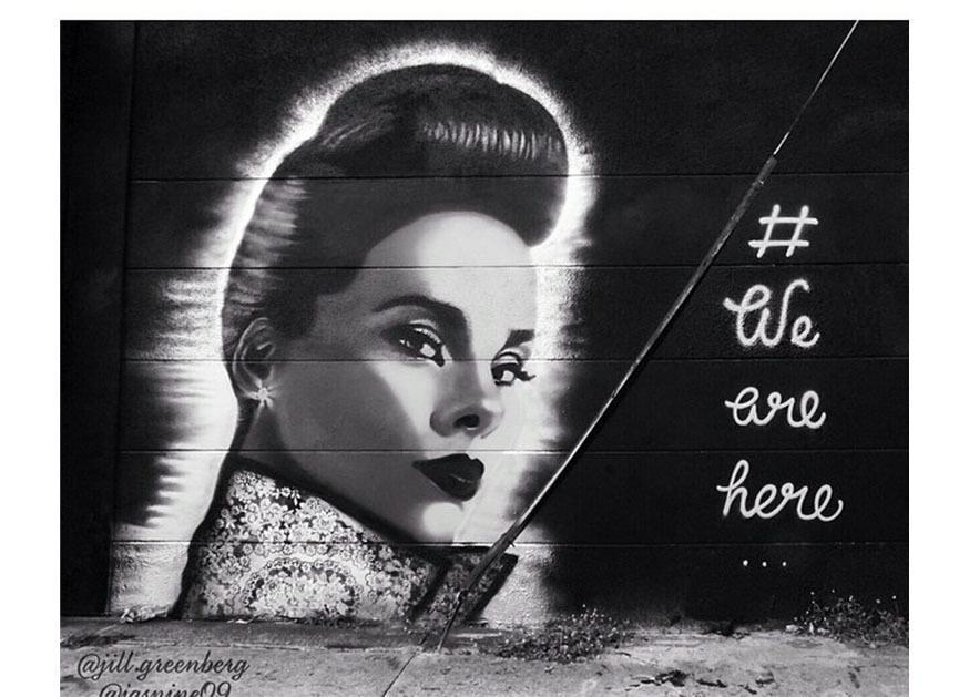 TheStand2016's tweet photo. #streetart @Jasnine09 @globalstreetart #TheStand2016 #WeAreHere #OneLove #MyPledgeCounts #Peace https://t.co/2gyOh9wDjF