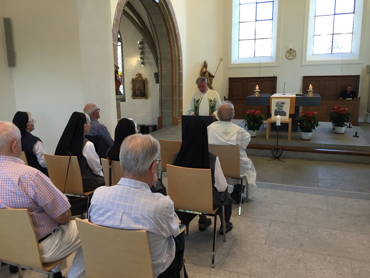 Salvatorianer feiern den 98.Todestag von P. Franziskus Jordan am Sterbeort in Tafers/Schweiz:salvatorianer.de/node/456