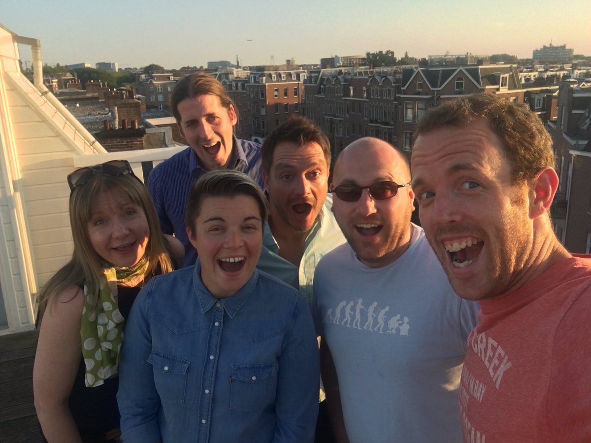 Vualto's tweet photo. Enjoying a drink on our roof terrace after a busy day at the show #IBC2016 #vualto https://t.co/LyOxVnj9ew