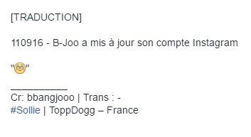 ToppDoggFrench's tweet photo. 【 TWITTER 】- bbangjooo 

110916

#Ohmygohn https://t.co/odqTEjC9om