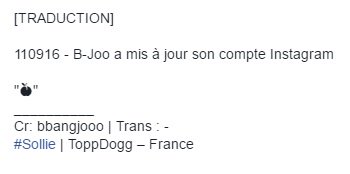 ToppDoggFrench's tweet photo. 【 TWITTER 】- bbangjooo 

110916

#Ohmygohn https://t.co/DoBiWUn4Sb