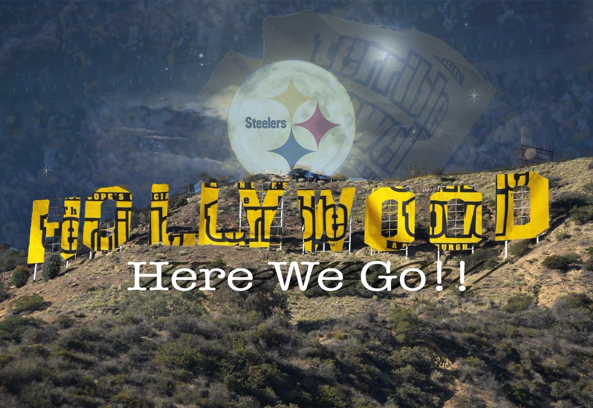 SteelernationW's tweet photo. @steelers @Outpost_Hwd  tonight is the night!! Here we go! #steelernation #snu #hollywood #pittsburgh #steelerbar https://t.co/mbaD09HMYh
