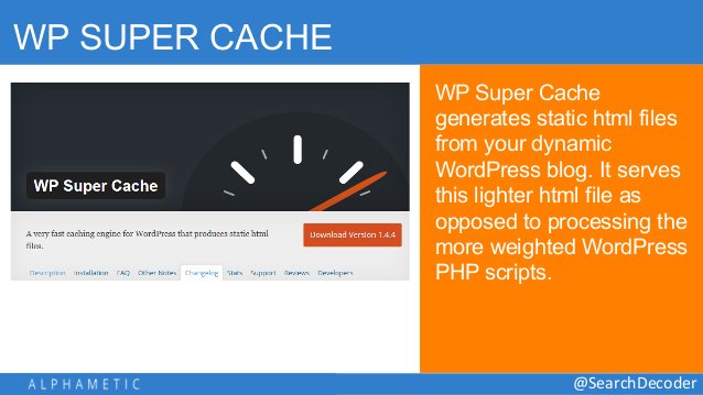 SearchDecoder's tweet image. Top Free #WordPress Plugins: Use #WPSuperCache for #html ow.ly/EEnU303iGjr