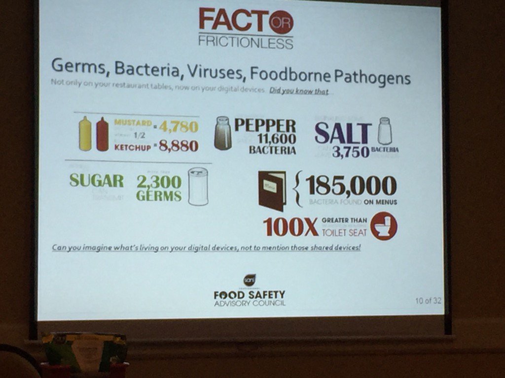 Original_JamieD's tweet photo. Rethinking eating out #foodsafety #AFDOSS16 @AFD0SS @afdonews https://t.co/Qe3HX9M1MP