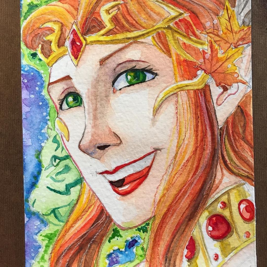 JenniferZyren's tweet photo. "I'm going Minxy!" My favorite Druid. #keylith #criticalrolefanart #watercolor #artistsoniโฆ https://t.co/QzMnzvFE0Z https://t.co/Ifx1DbBSl2