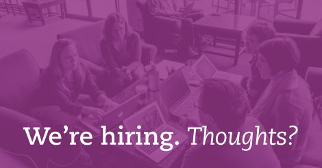 4 new positions have just opened up in the @thotexchange Dev Team! #bcjobs #techjobs thoughtexchange.com/careers/