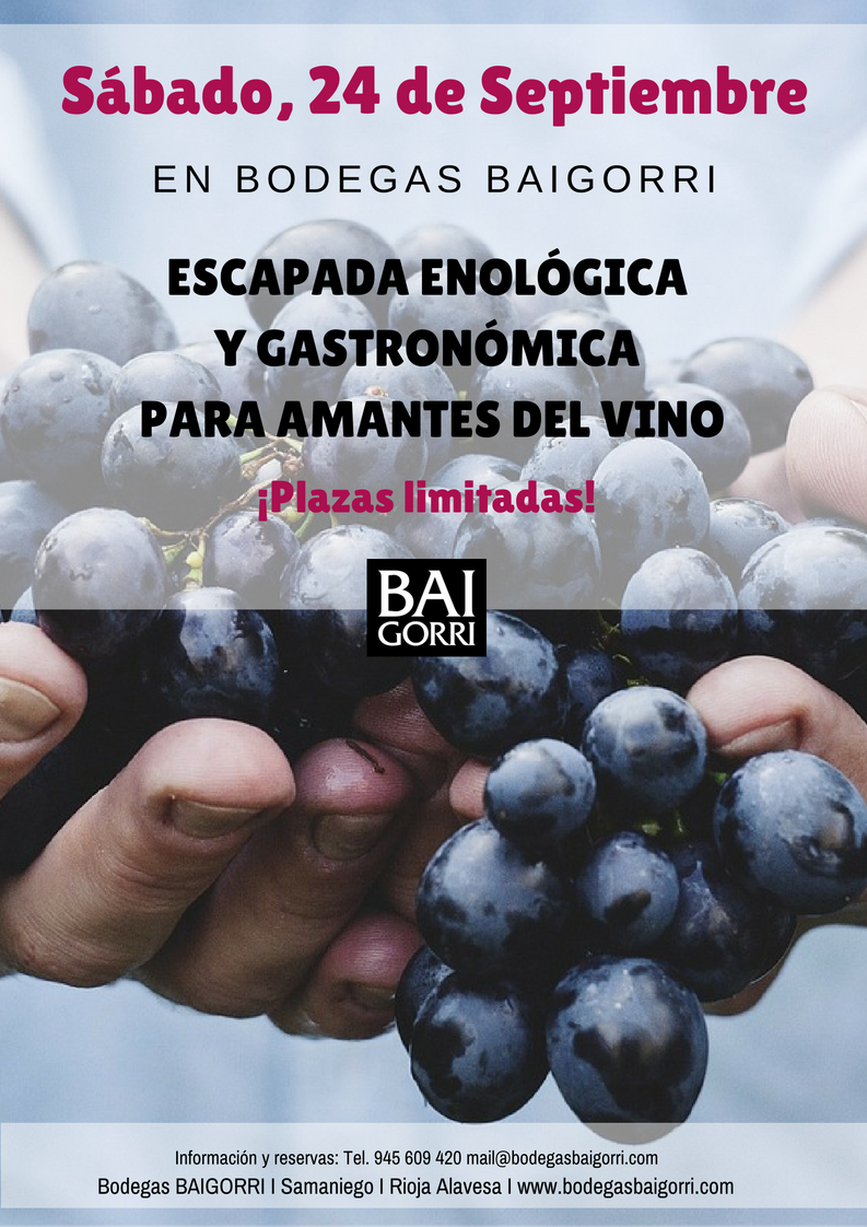Estamos en la cuenta atrás! si ya no queda nada! #24Sept #Lovamosapasargenial #BAIGORRIexperiences #RiojaAlavesa