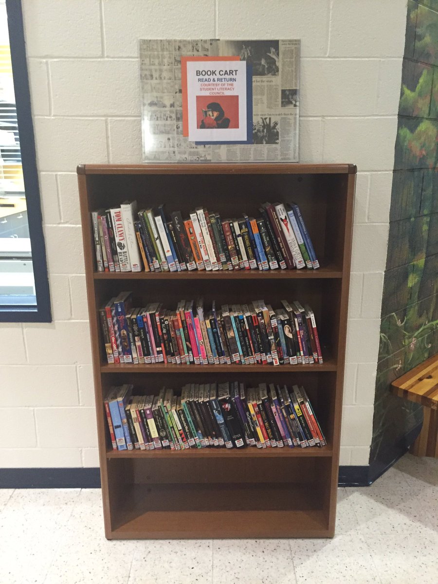 Have you seen this!? What a great way to find a book for independent reading! Located in the main foyer.