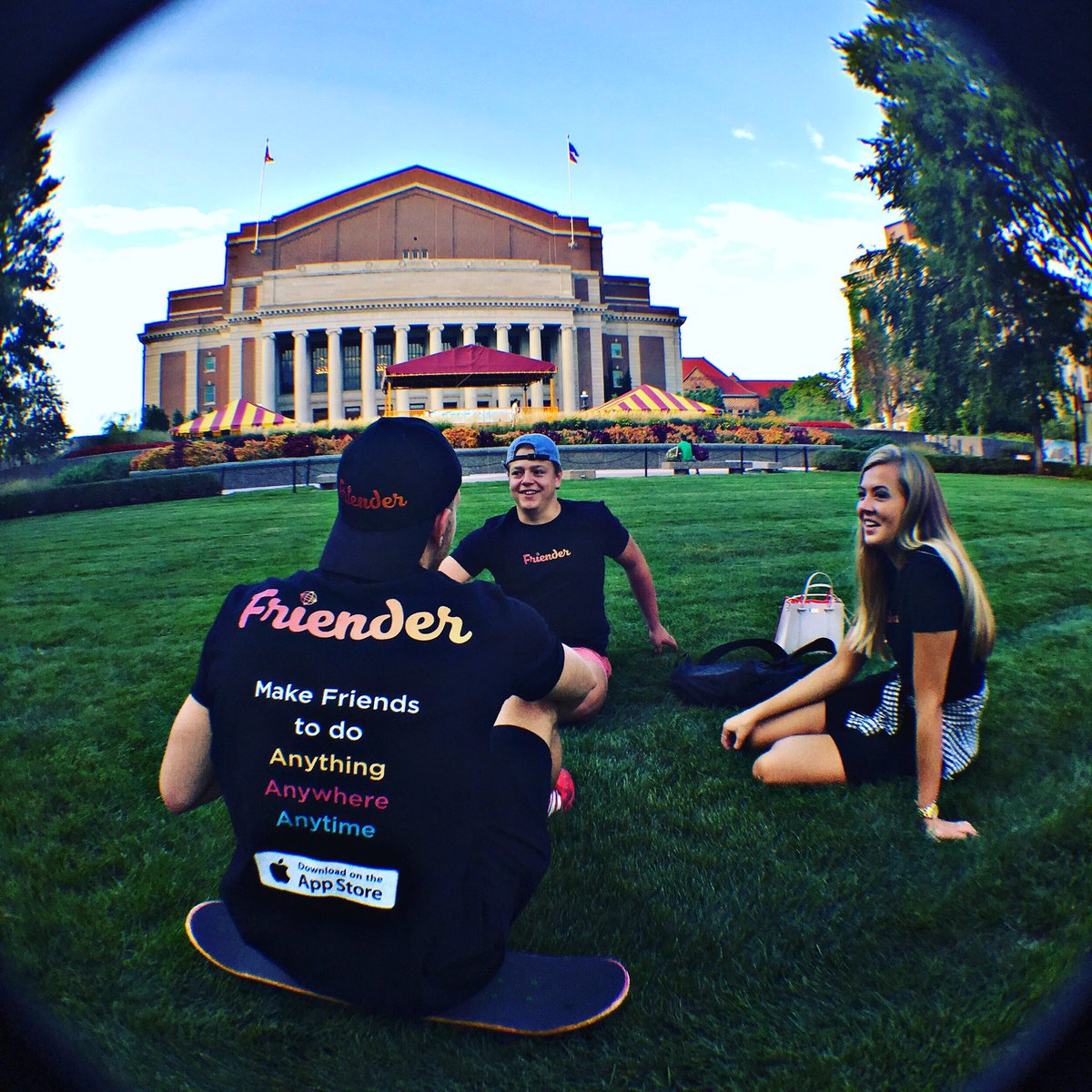 LucieModsen's tweet photo. We have been up to something 😀 #tech #mobileapp #lifeconnected #downloadfriender #launch #universityofminnesota https://t.co/TD8xtaiJwU