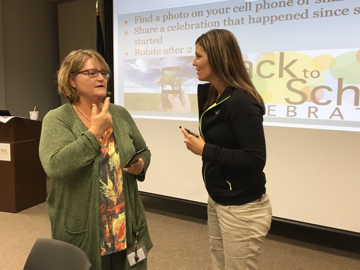 EckhardtBecky's tweet photo. Secondary Special Education staff sharing celebrations. #PowerofPLCs @SSC_CARDINALS @SSCMiddle https://t.co/5qSIk4Kbvh