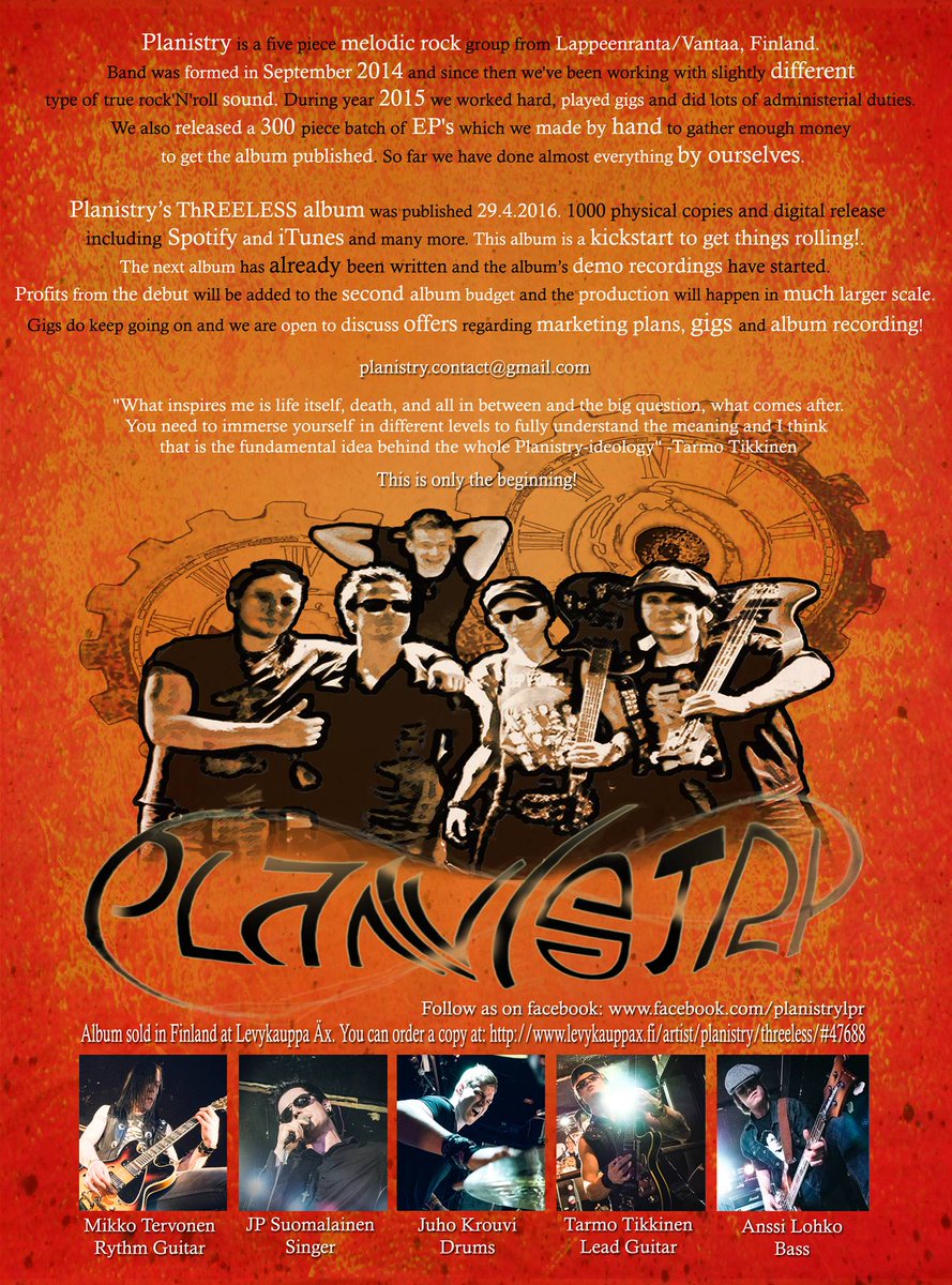 PlanistryBand's tweet photo. Hae oma Planistryn debyyttialbumisi Levykauppa Äx -myymälöistä TAI tilaa levy osoitteessa: https://t.co/PBUs4adz6E https://t.co/36am37Q8T2