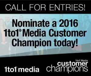 Hurry! Today is the last chance to nominate a 2016 <a href="/1to1Media/">1to1Media</a> #CustomerChampion! qoo.ly/au7aa