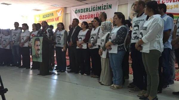 Freedom4HDP's tweet photo. #KurdishHungerStrike comes to an end on day 8 after meeting demand with Kurdish leader Öcalan is met. #TwitterKurds https://t.co/riyvGaViyK