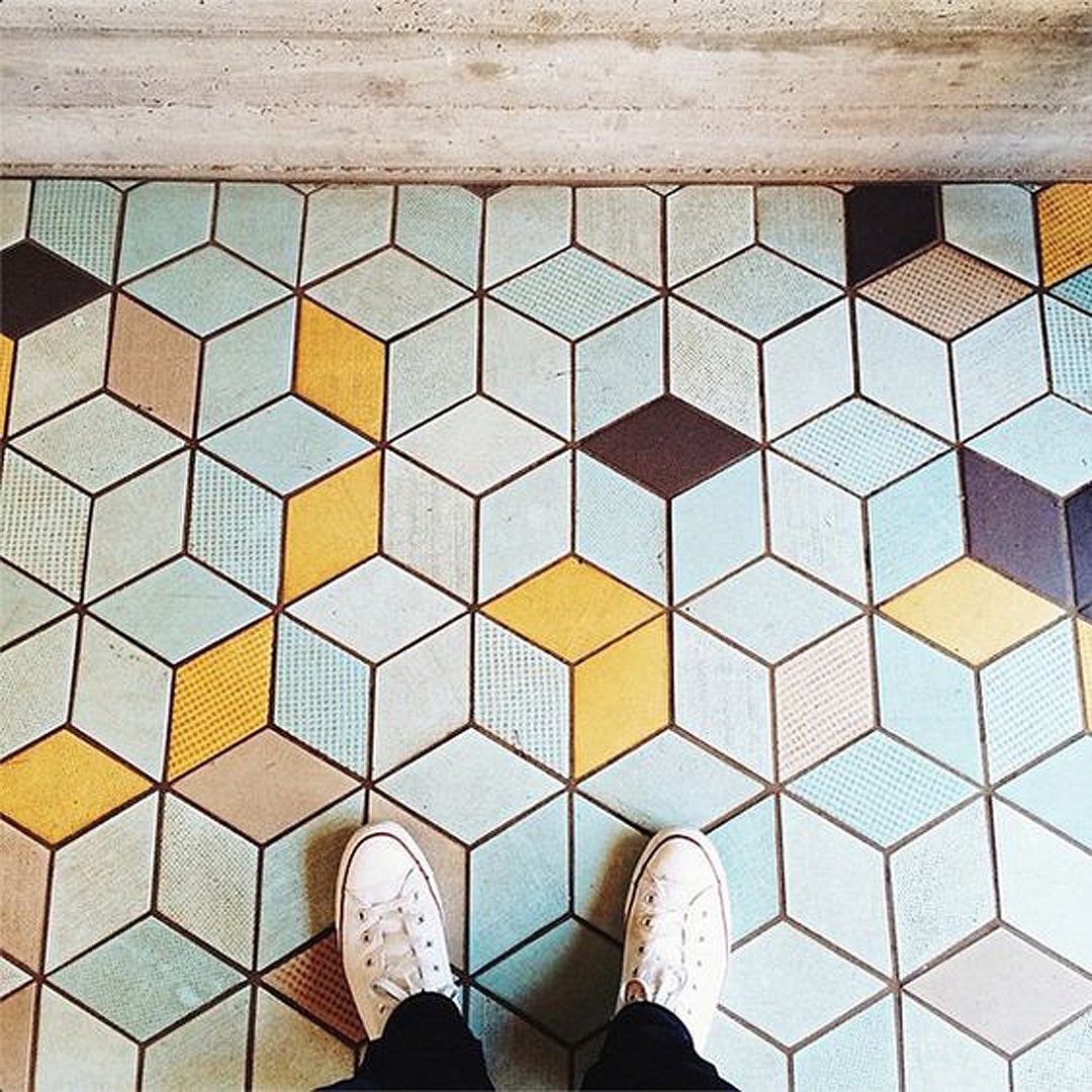 tecazltd's tweet photo. #floorcore is an Instagram phenomenom - hoever I just like these geometric floor tiles! https://t.co/cvh7efHA6W