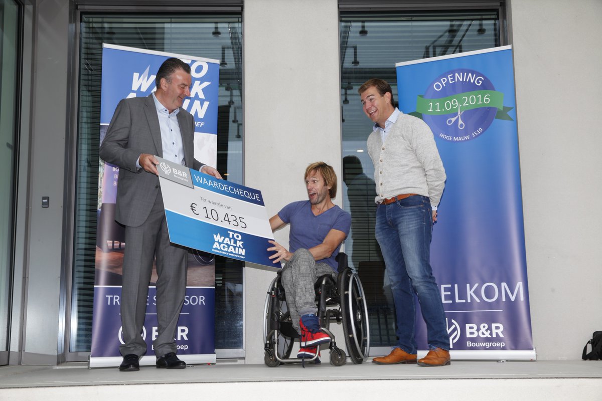 ToWalkAgainTWA's tweet photo. Thanks B&amp;R Bouwgroep! #benrbouwgroep #arendonk #marcherremans https://t.co/3xyEbxxlZD