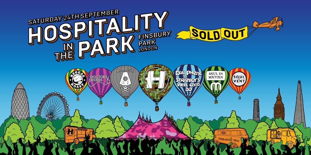 HospitalRecords's tweet image. So.. you may have noticed that our first ever festival @HospitalityDNB In The Park has COMPLETELY SOLD OUT!