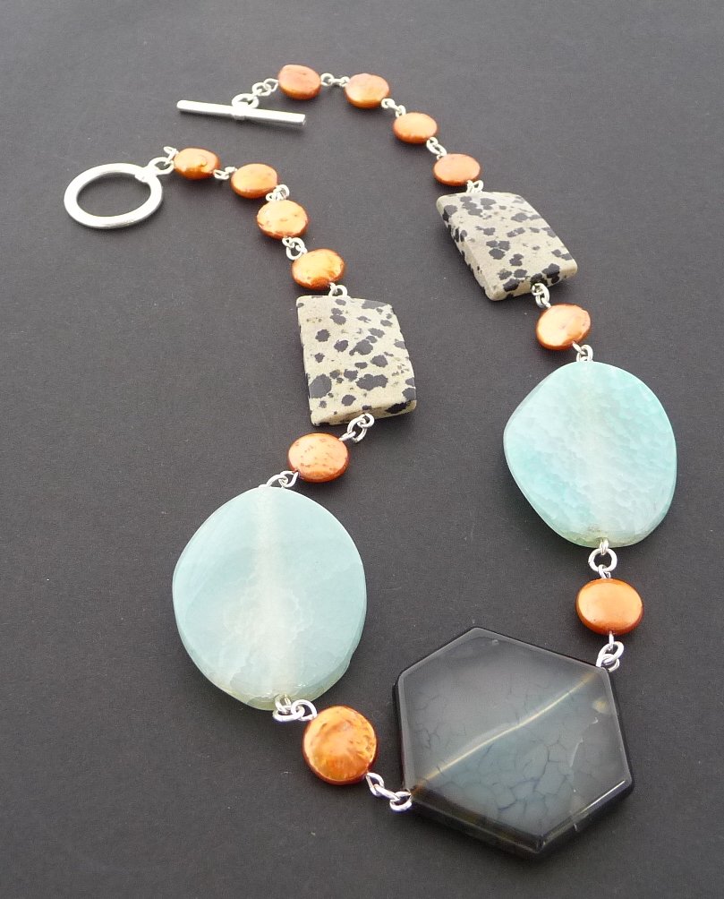 Melissa James: Asymetrical jewellery using bold semi precious stones with an emphasis on shape and colour <a href="/CDF/">Cristian Del Fabbro</a>