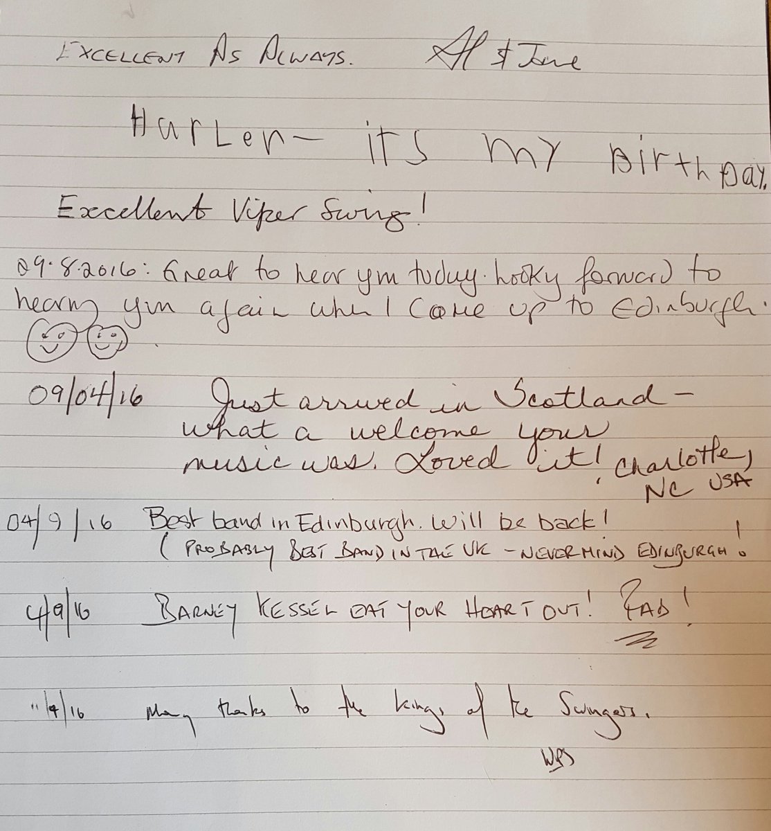 Big apologies for the radio silence, it's been a bit manic! Good though! Here are a few recent reviews #gypsyjazz