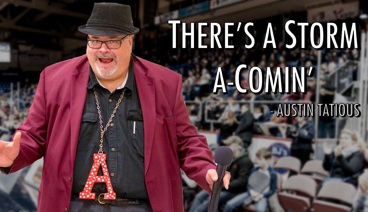 islandproball's tweet photo. For heating up Eastlink Centre on the coldest of nights - thanks for the memories Austin Tatious! https://t.co/zZgsFnShq1