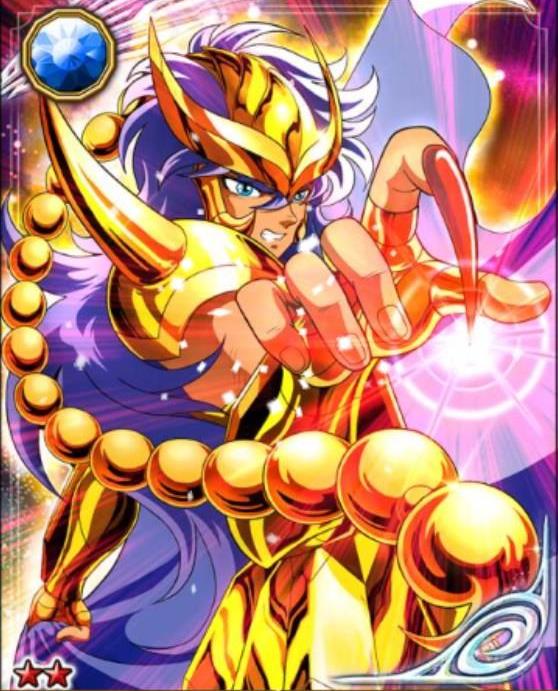 聖闘士星矢カードゲームコレクション　AC−93スカーレットニードル・アンタレス アンタレスとは蠍座を形づくる15の星の中心に位置する赤い巨星のことだ